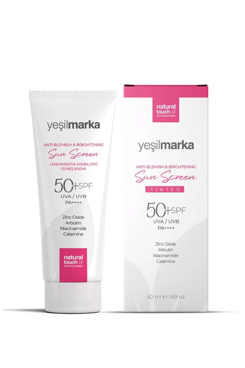 Yeşilmarka Leke Karşıtı & Aydınlatıcı Güneş Kremi 50 Faktör (SPF)