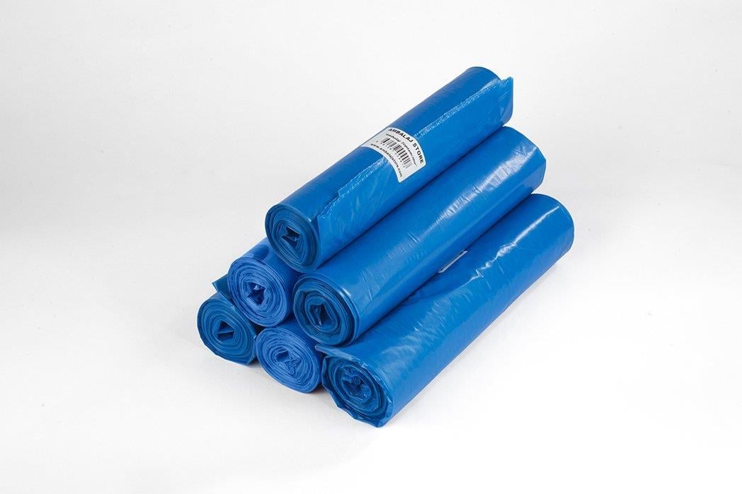Mavi Jumbo Boy Çöp Poşeti 80x110 cm – 10'lu 100 Mikron