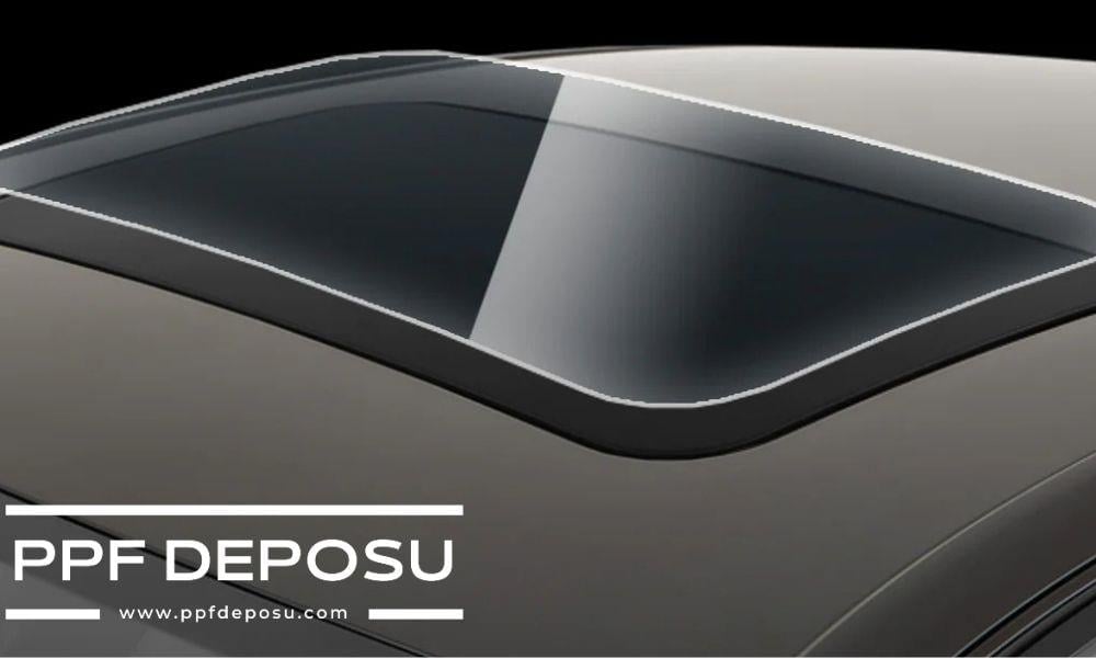 Sunroof Protective Siyah TPU PPF