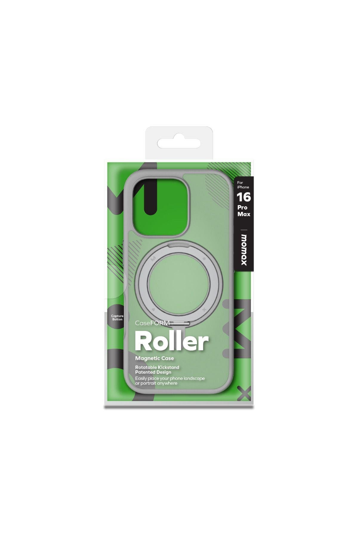 Roller CaseForm Magnetic Case iPhone 16 Pro Max (Light Grey)