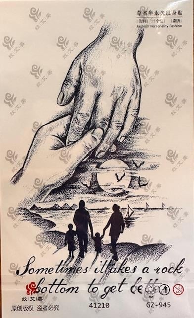 Aile Her Şey'dir  Yarı Kalıcı Dövme 