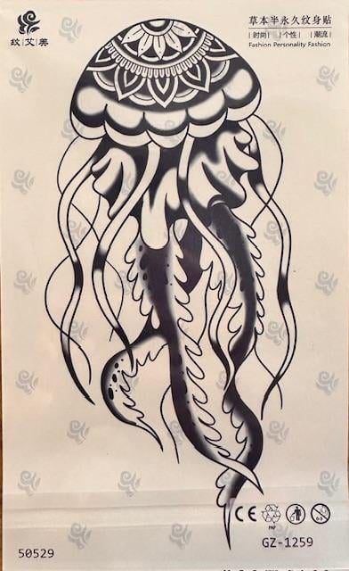 Deniz Anası Yarı Kalıcı Dövme 