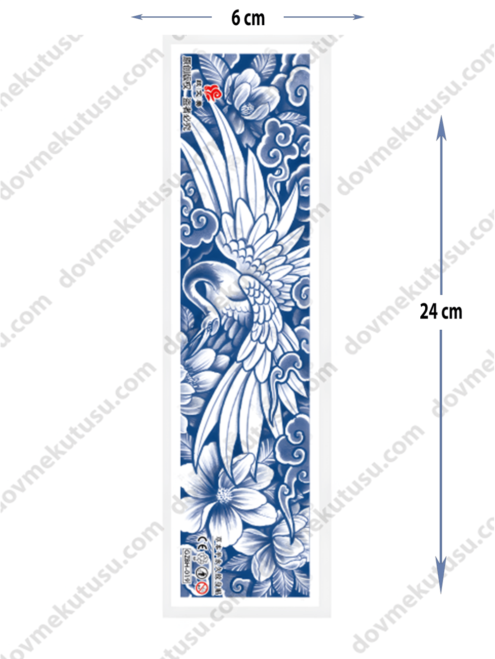 feniks bahçesi yarı kalıcı Şerit Dövme 