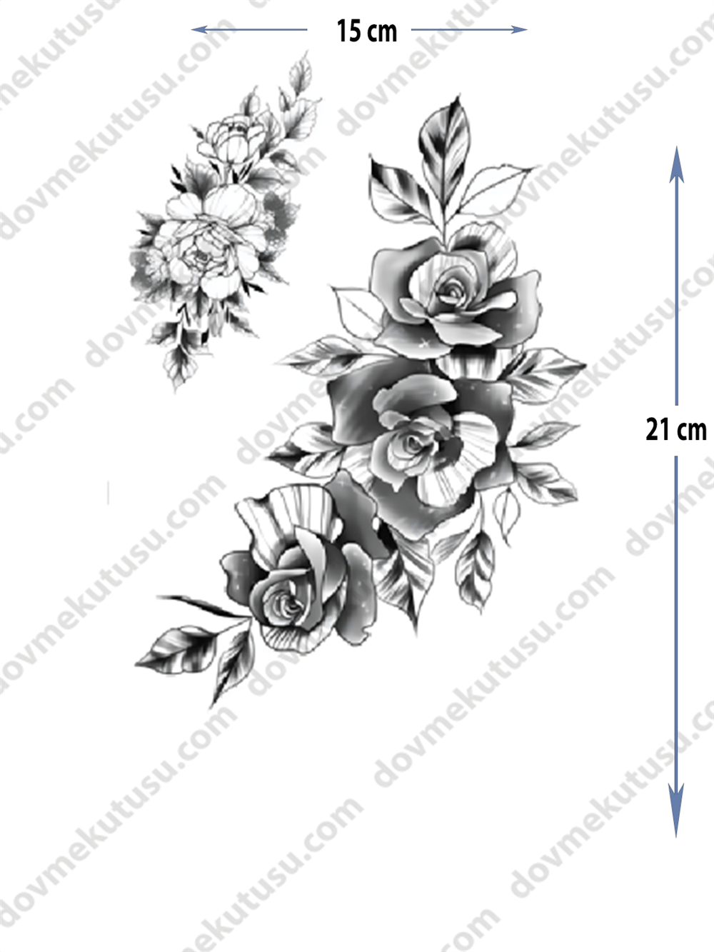 Geçici Dövme | Çiçek Tasarımı – Doğanın Zarafetiyle Tarzınızı Yansıtın