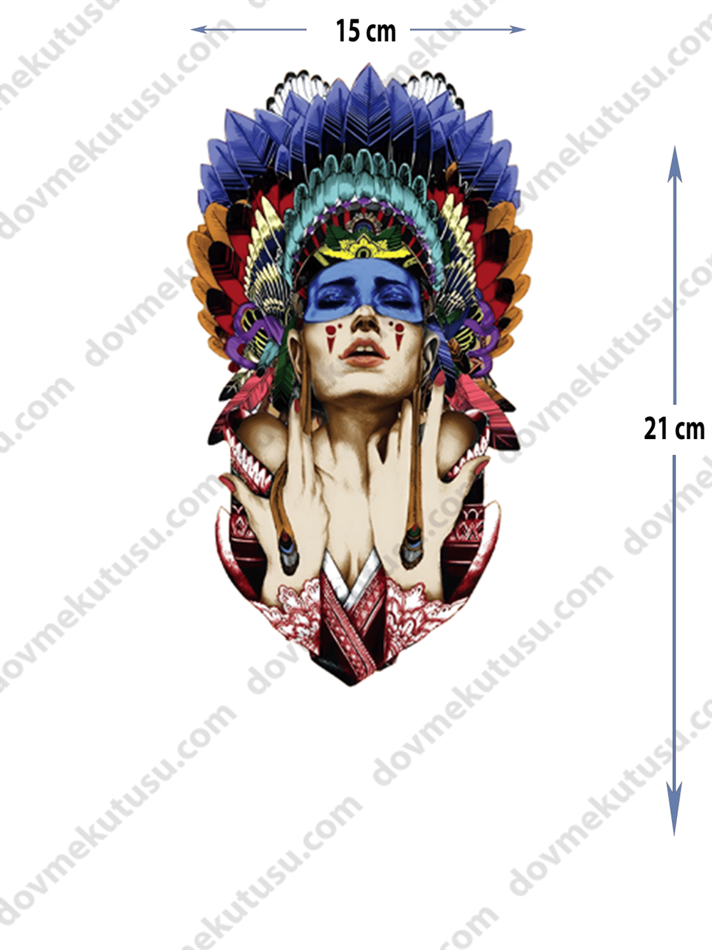 Geçici Dövme | Kadın ve Renkli Motifler – Estetik ve Canlı Bir Tarz