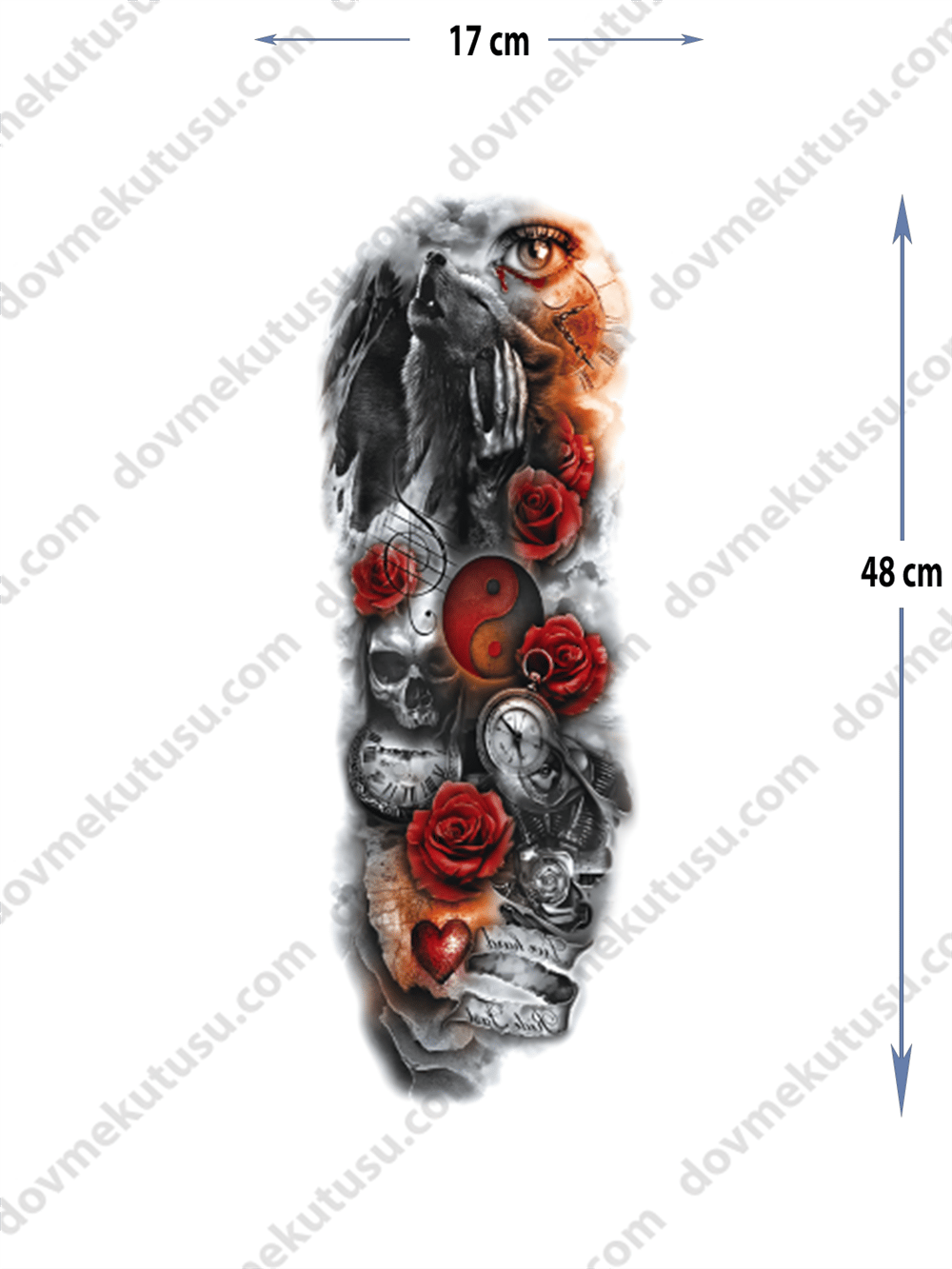 Geçici Kol Kaplama Dövme – Çiçek Sanatı Motifi ile Doğanın Zarafeti ve Yaratıcılığın Buluşması!