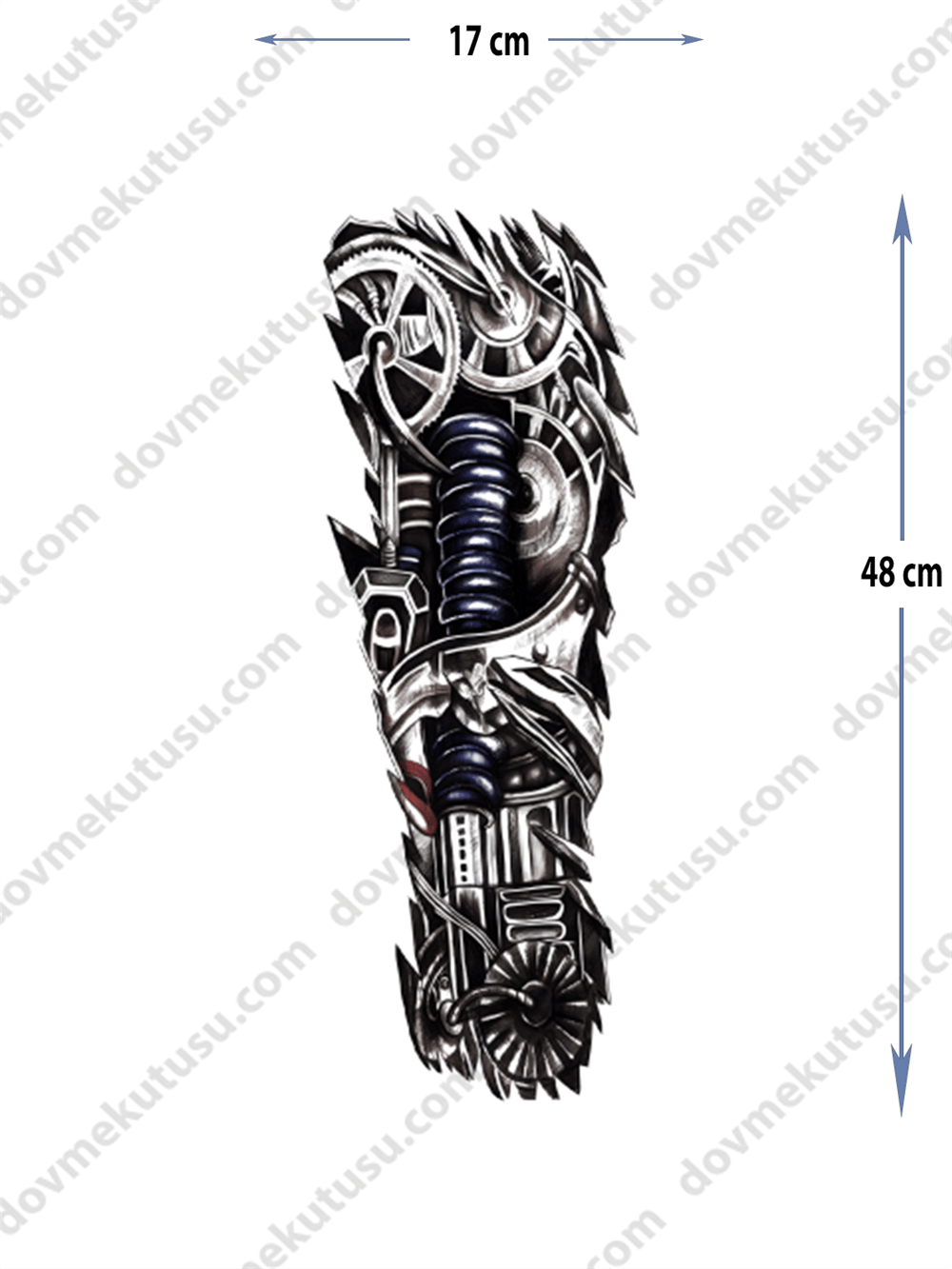 Geçici Kol Kaplama dövme dişliler, yaylar, borular ve metalik