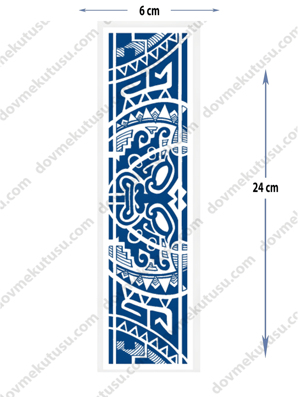 maori maskesi yarı kalıcı Şerit Dövme 