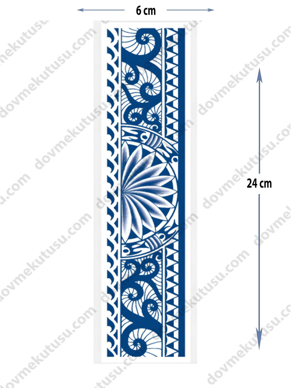 tribal rüzgar yarı kalıcı Şerit Dövme 