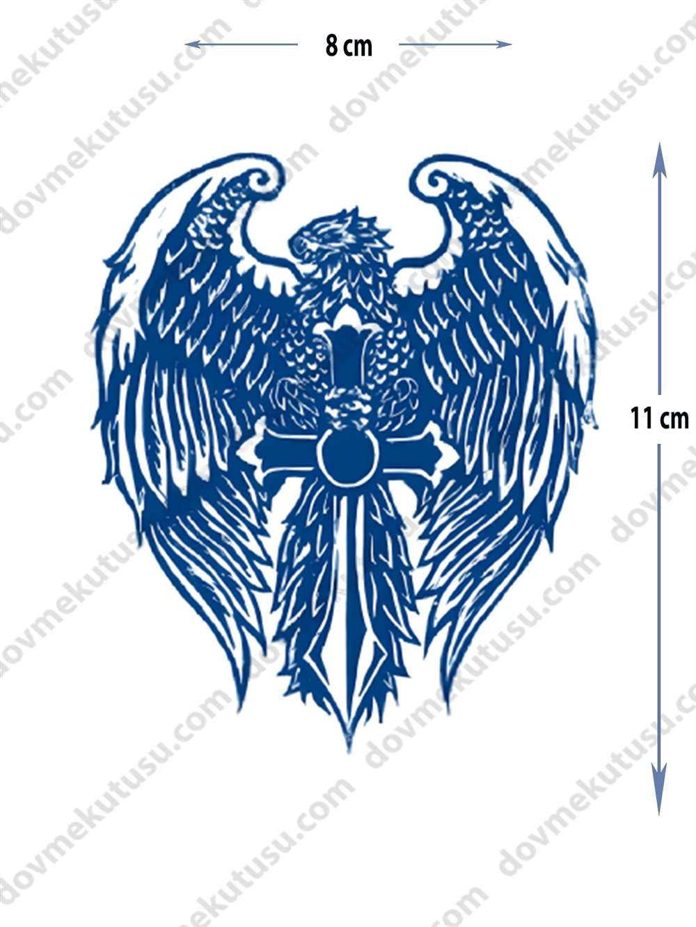 Yarı Kalıcı Kartal Motifi Dövme – Özgürlük, Güç ve Asaletin Sembolü!