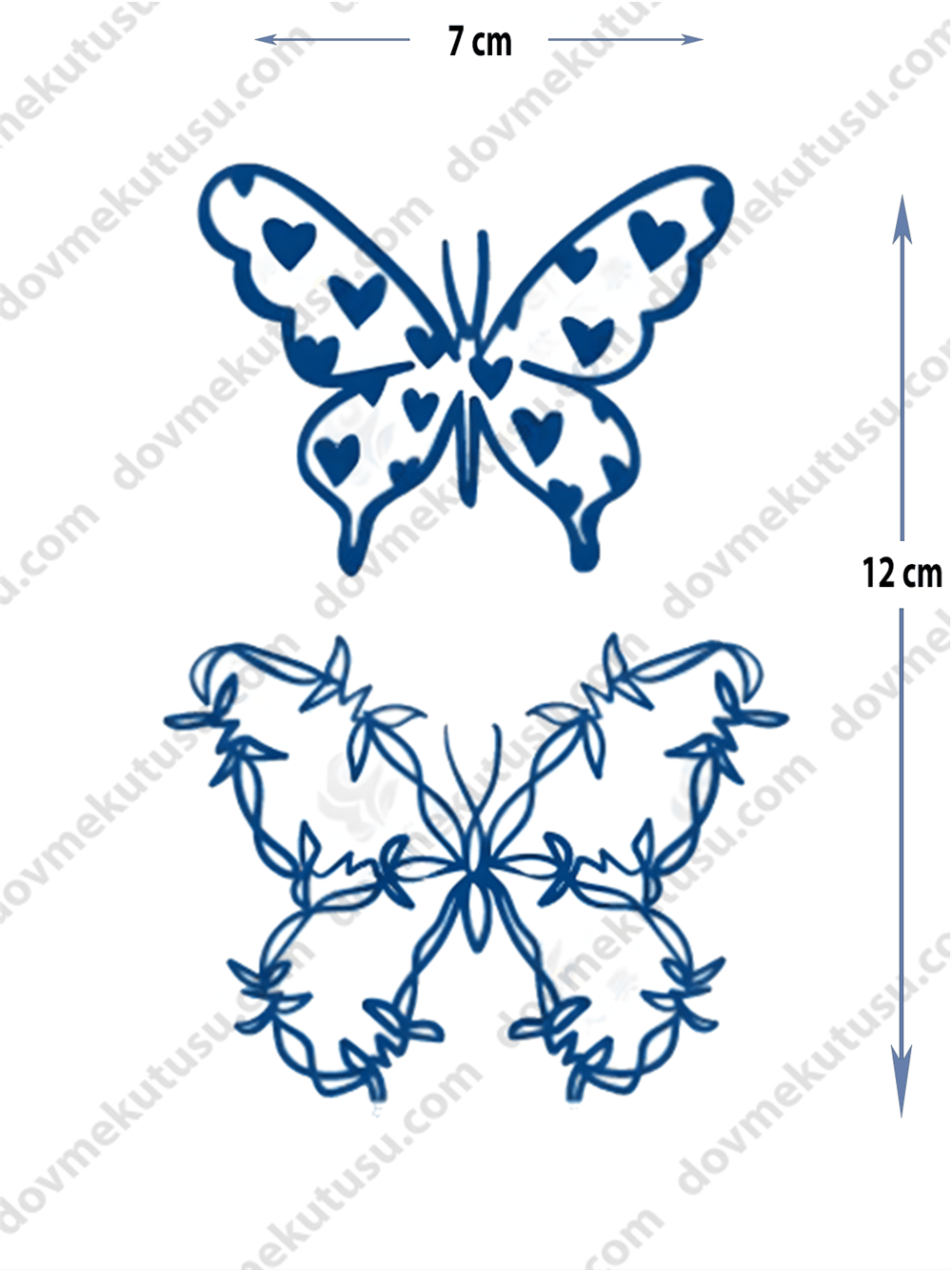 Yarı Kalıcı Kelebek Motifi Dövme – Dönüşüm, Özgürlük ve Zarafetin Sembolü
