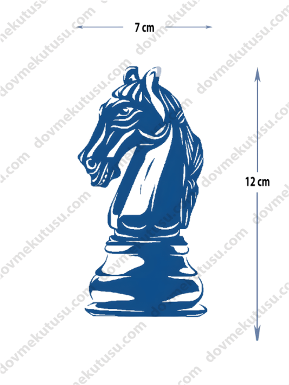 Yarı Kalıcı Küçük Boy Satranç at fügürlü Dövme