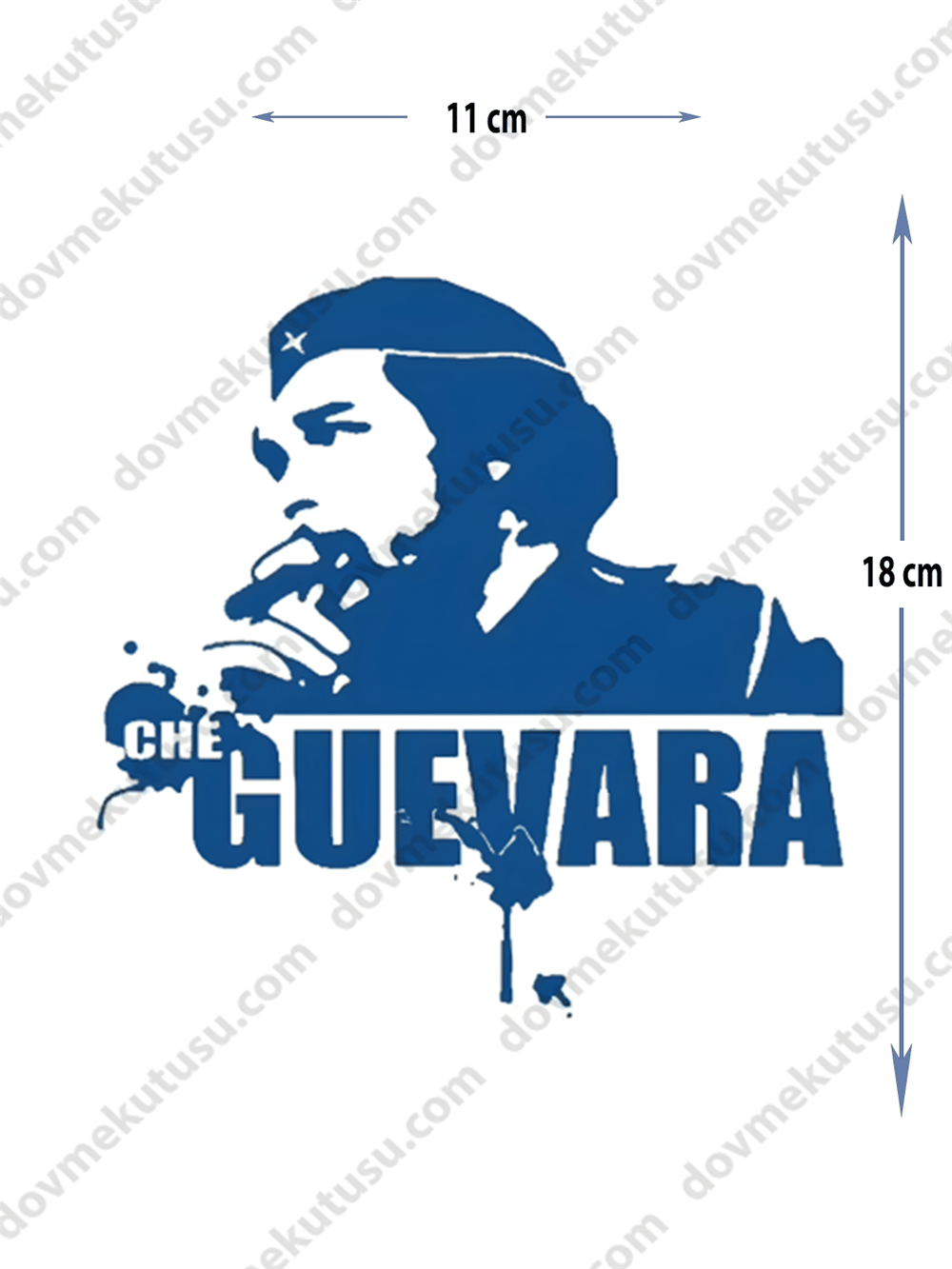 Yarı Kalıcı Orta Boy Che Guevara dövmesi 