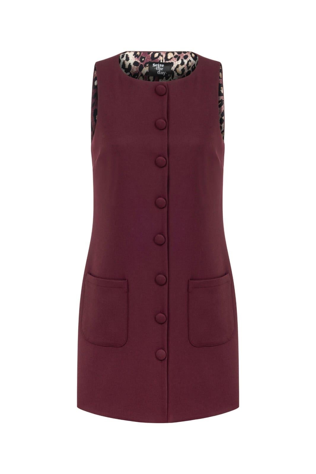 MARGOT DRESS BORDO