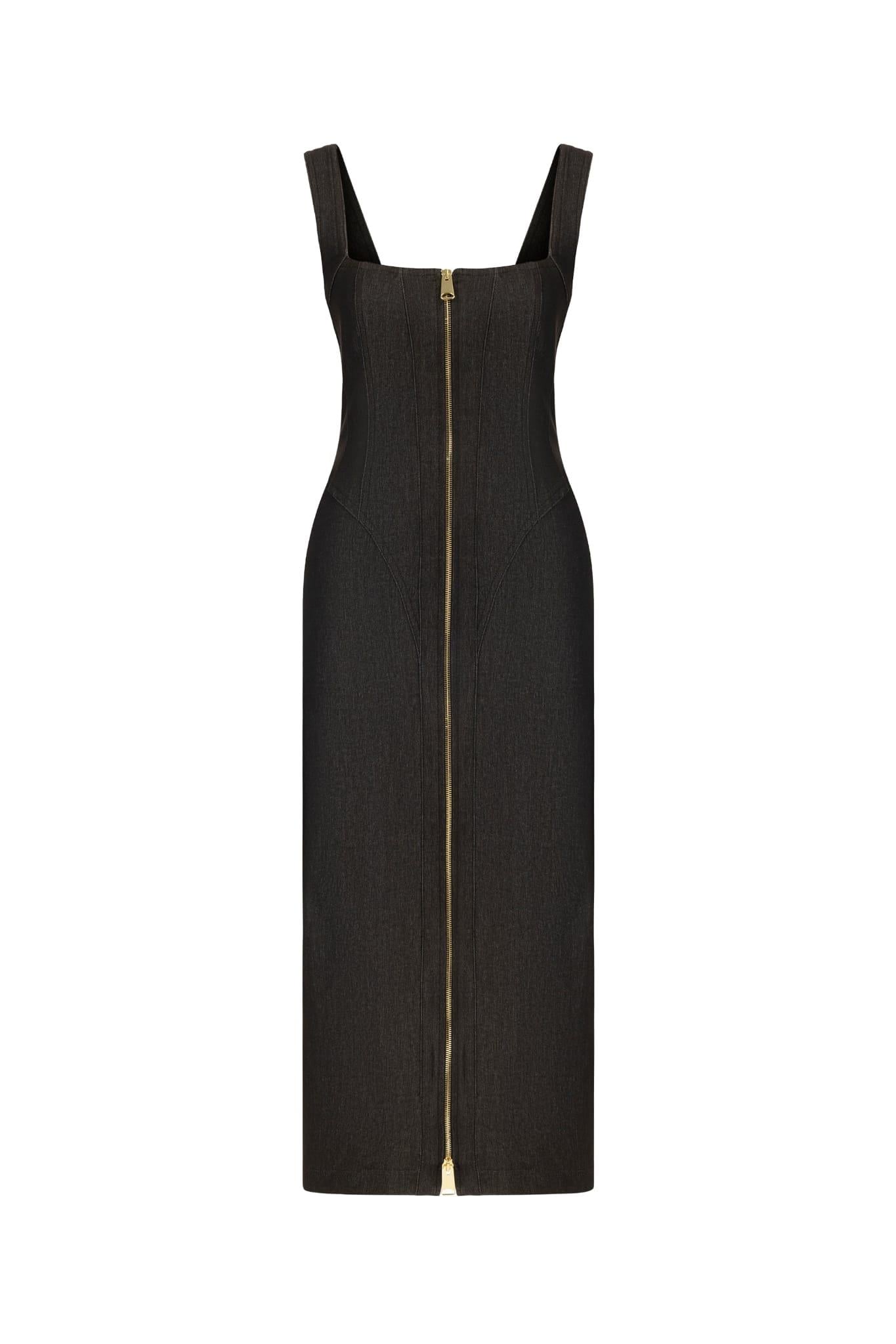 NEW PEXI DRESS KAHVERENGİ