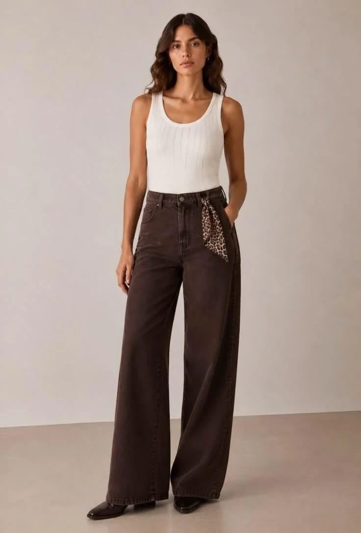 Vignette Brown Pantolon