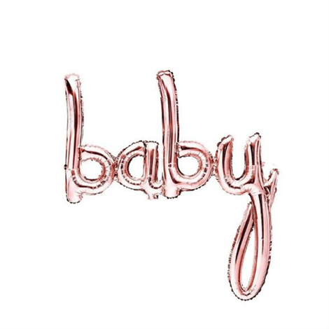 Baby Folyo Balon Rose Gold