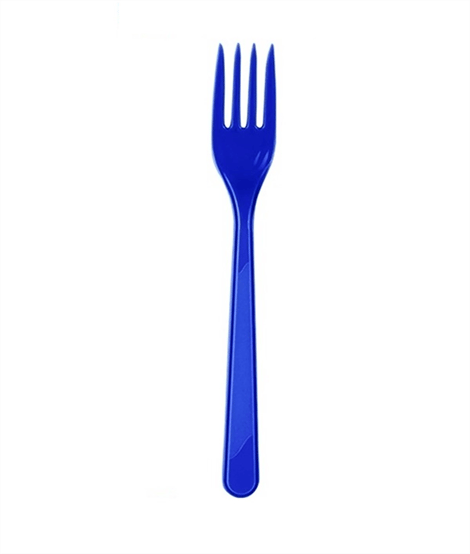 Çatal Plastik Lacivert 25 li