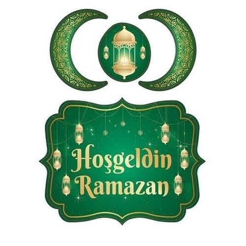 Hoş Geldin Ramazan Asmalı Tavan Süs