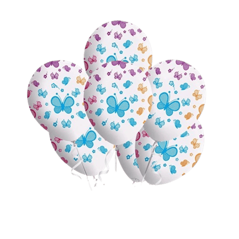 Kelebek Balon 10 Adet