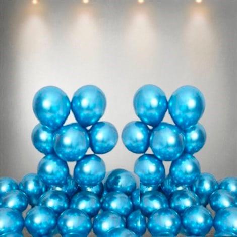 Krom Balon Mavi 50 Adet