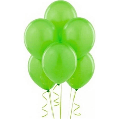 Metalik Balon Yeşil 100 Adet