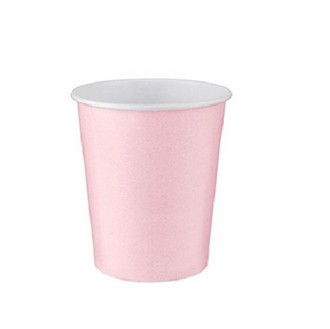 Pembe Karton Bardak 8 Adet