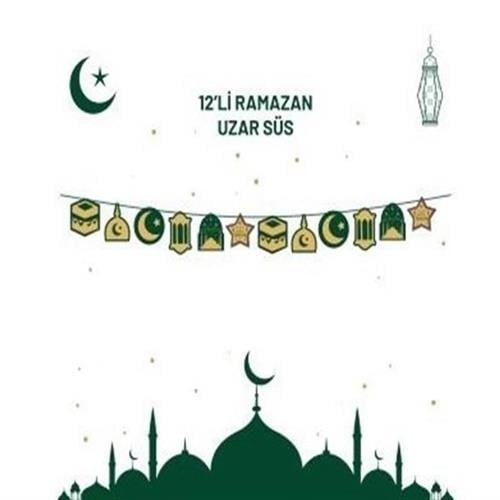 Ramazan Asmalı Dekoratif Uzar Süs 12'li
