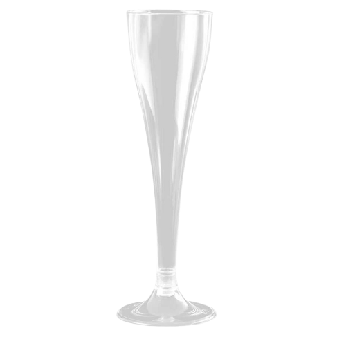 Şampanya Kadehi Bardak Plastik Şeffaf 120 ml 6'lı