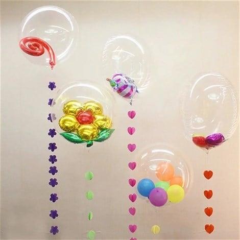 Şeffaf Bobo Balon 65cm 1 Adet