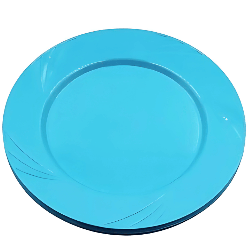Tabak Sert Plastik 26cm Mavi 6'lı