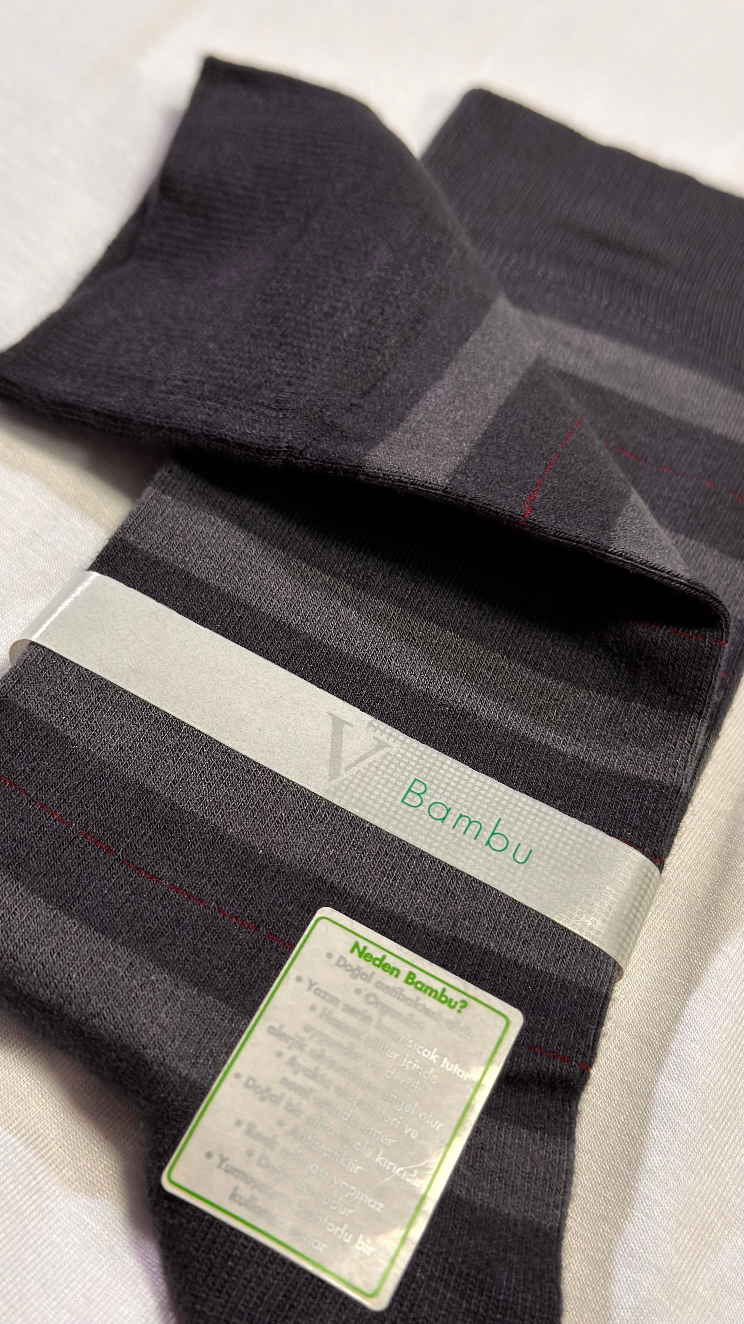 Erkek Bambu Çorap Premium Dikişsiz (Tekli)