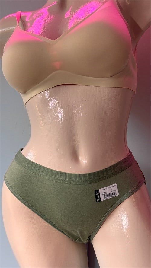 Tutku Kadın Pamuklu Bikini Külot - %100 Pamuk Günlük İç Giyim Asorti