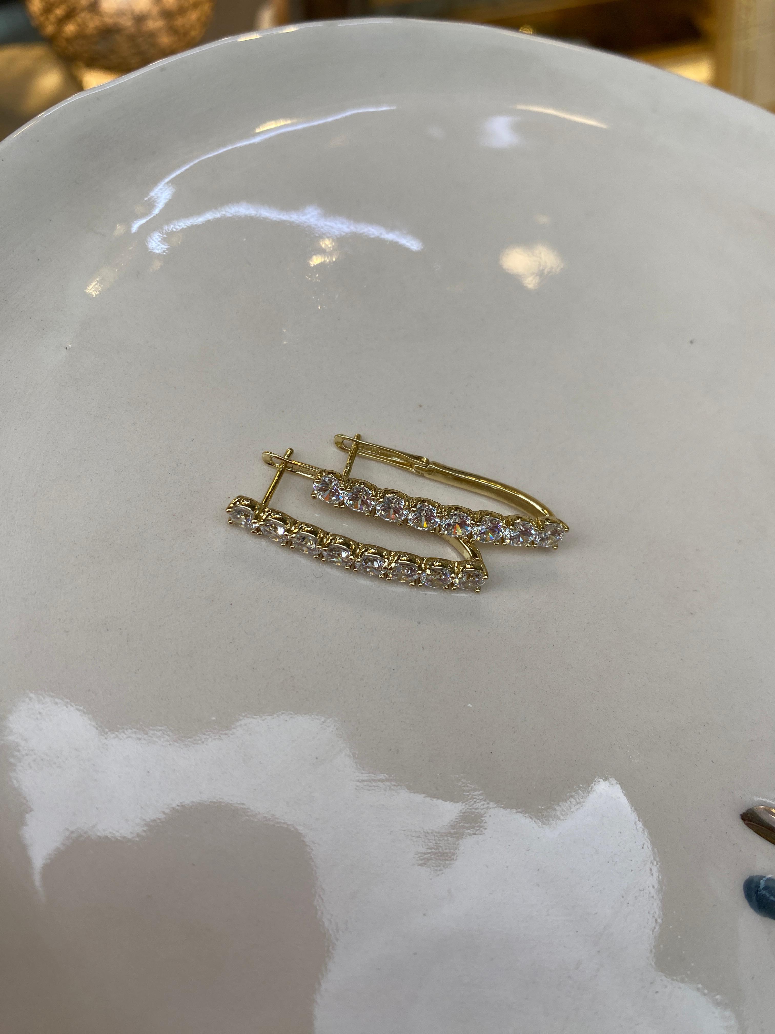 Gold 14 K Küpe 10