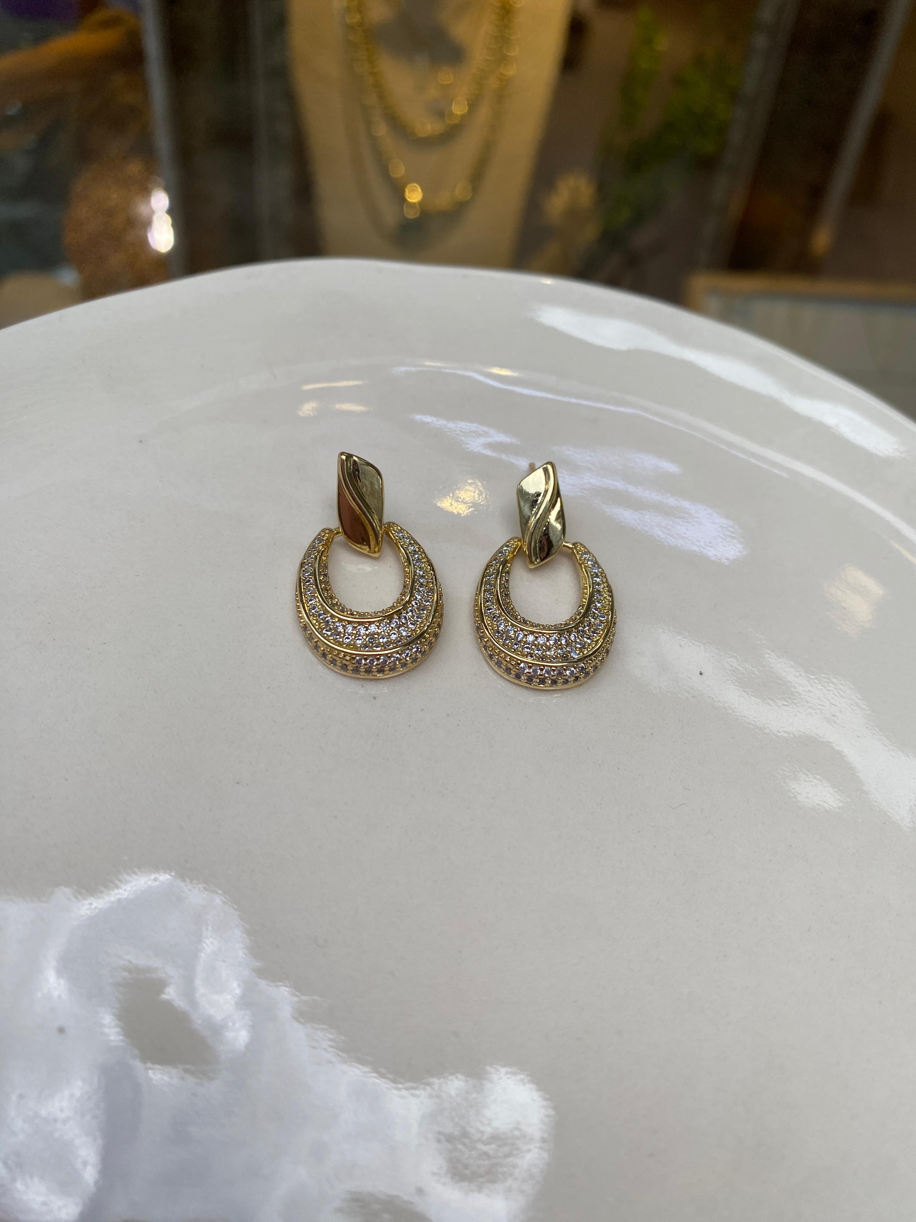 Gold 14 K Küpe 12