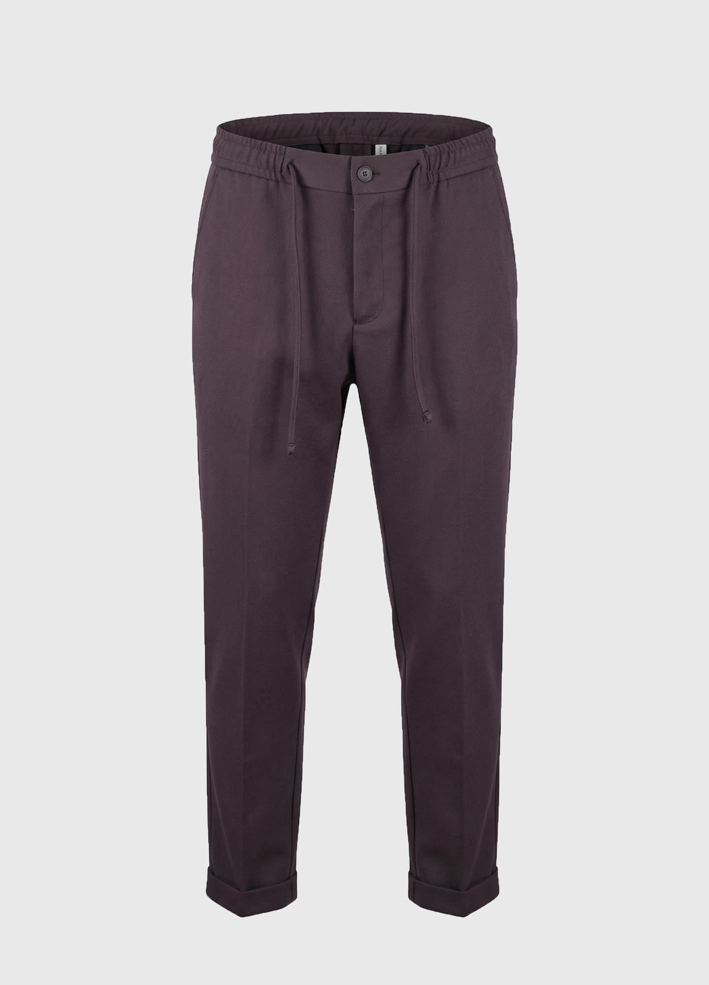 Vaganza Erkek Cepli Beli Lastik İpli Jogger Pantolon U008245 BORDO