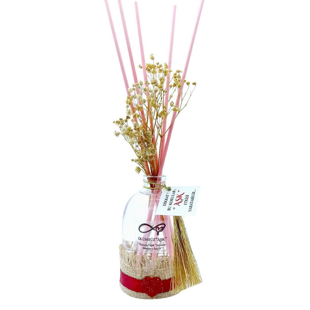100 ml Silindir Bambu Çubuklu Oda Kokuları Reed Diffuser Oda Parfümü Ortam Kokusu