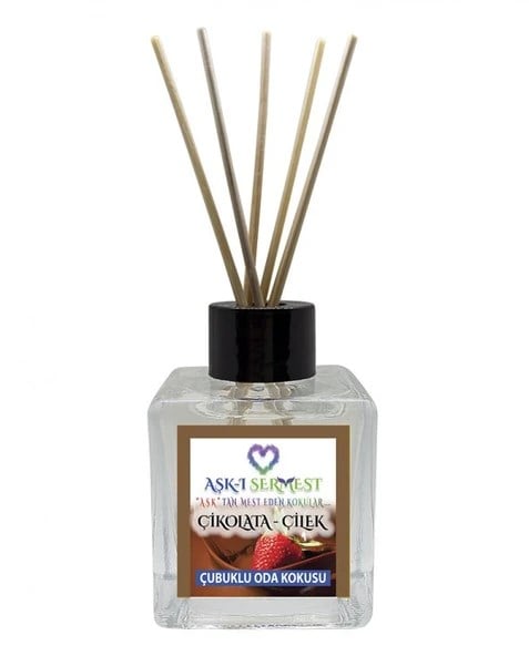 Aşk-ı Sermest Toptan Invicctuss Çiçek Aromalı Bambu Çubuklu Oda Kokusu Reed Diffuser Ortam Kokusu Parfüm,  Küp Şişe, 60 mL, 10 Adet