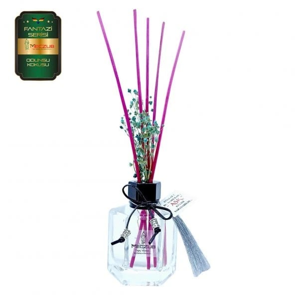 Aşk-ı Sermest Toptan Meczub Fantazi Serisi Odunsu Kokulu 3 x 120 ml Köşeli Şişe Bambu Çubuklu Ortam Kokusu Reed Diffuser Oda Kokusu