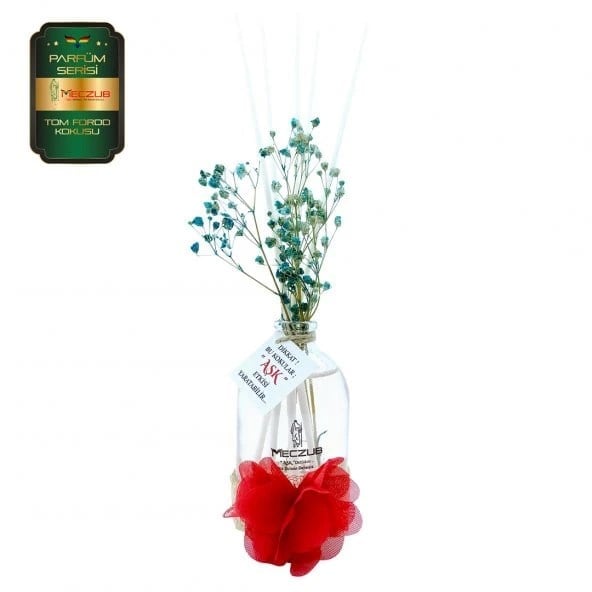 Aşk-ı Sermest Toptan Meczub Parfüm Serisi Tomm Fordd Kokulu 5 x 100 ml Oval Şişe Bambu Çubuklu Ortam Kokusu Reed Diffuser Oda Kokusu