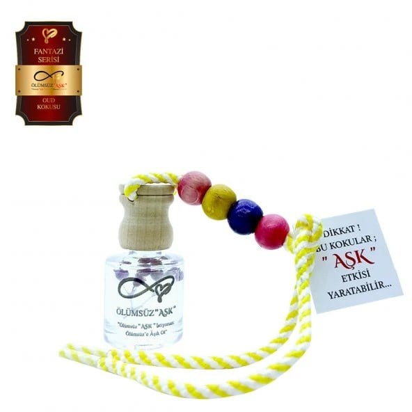 Aşk-ı Sermest Toptan Ölümsüz Aşk Fantazi Serisi Oud Kokulu 10 x 8 ml Silindir Şişe Oto Kokusu