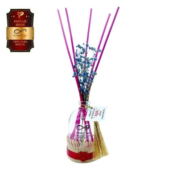 Aşk-ı Sermest Toptan Ölümsüz Aşk Fantazi Serisi Yeni Araba Kokusu 10 x 100 ml Oval Şişe Bambu Çubuklu Ortam Kokusu Reed Diffuser Oda Kokusu