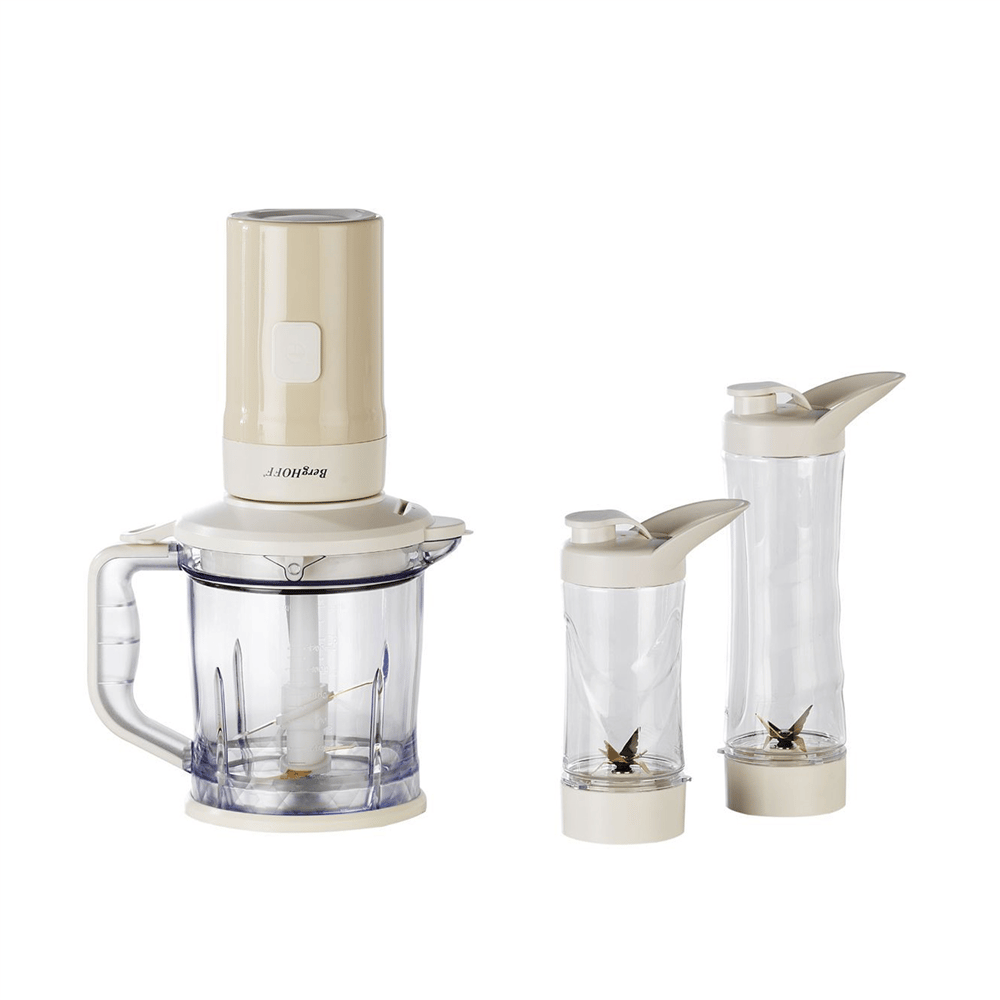 BergHoff Gem Retro 500W Krem Rengi Kişisel Blender ve Doğrayıcı