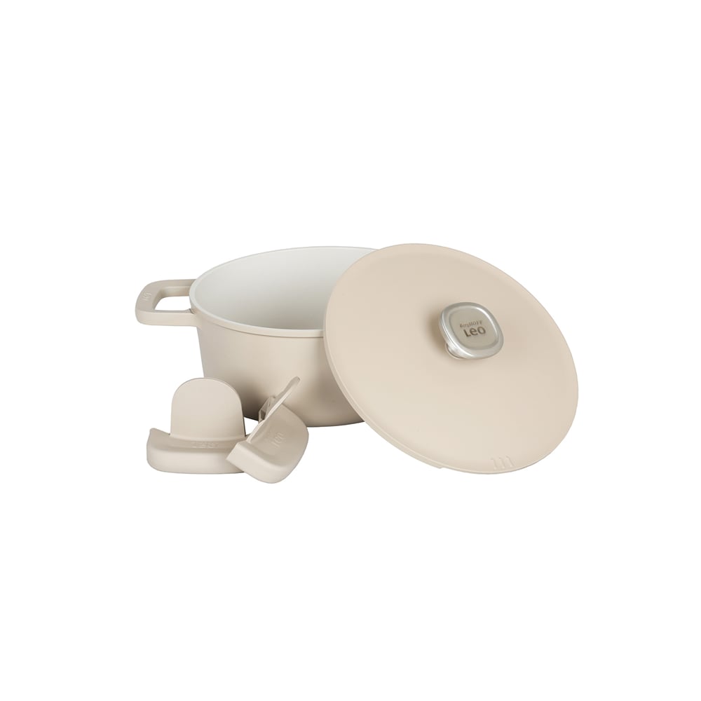 Berghoff Leo Phantom 24 cm Seramik Yapışmaz Tencere Latte