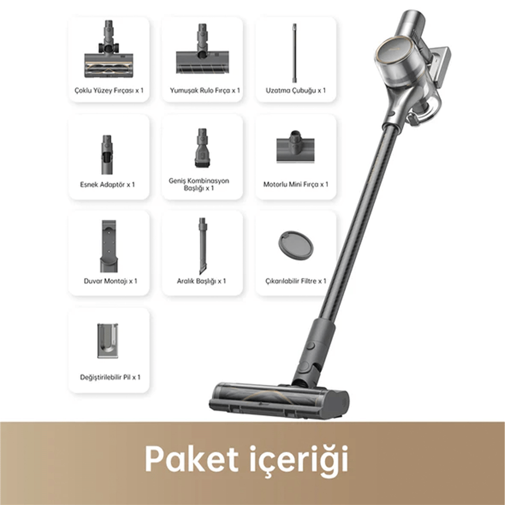 Dreame R20 Şarjlı Dikey Süpürge