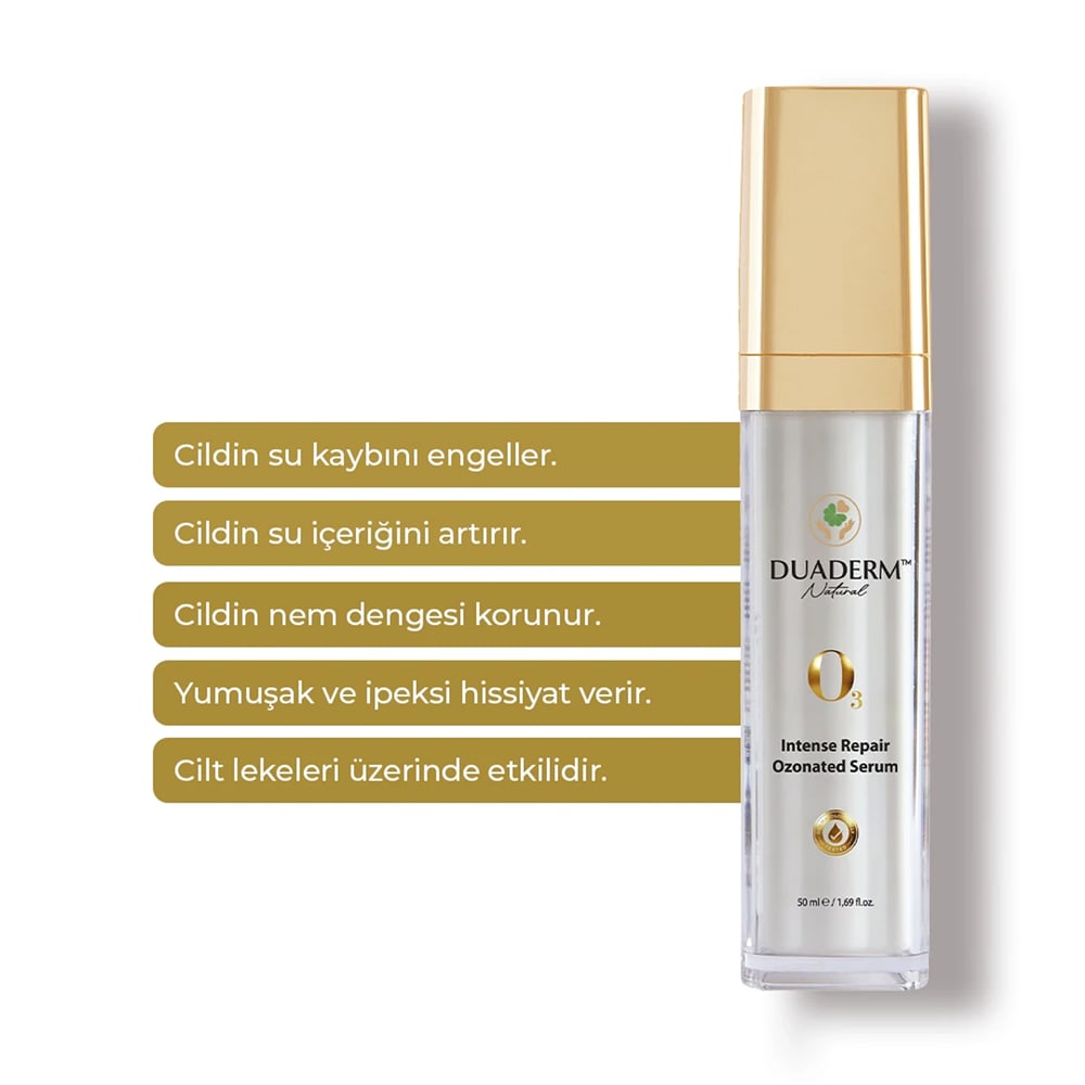 Duaderm Canlandırıcı ve Onarıcı Ozonize Yoğun Bakım Serumu 50 ml