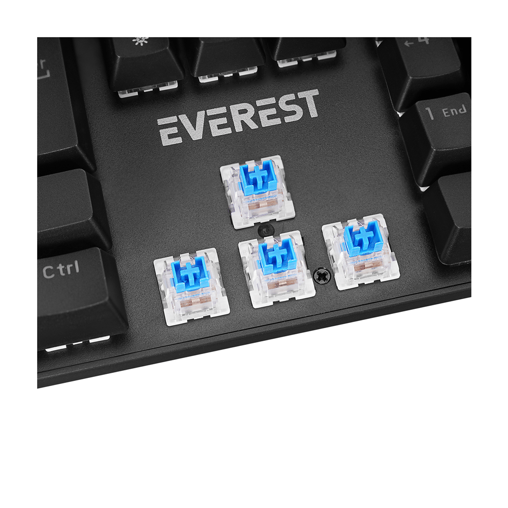 Everest Lumos KB-MK1 Blue Switch Kablolu Mekanik Oyuncu Klavyesi