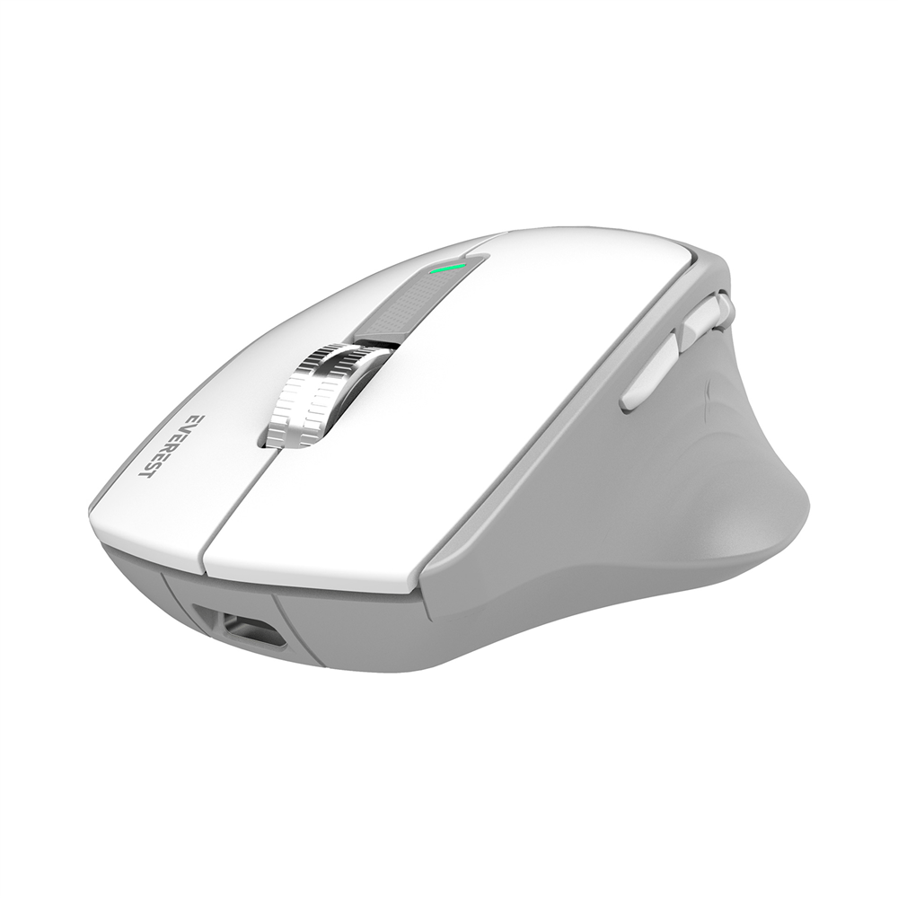 Everest SM-BT24 Usb Metalik Beyaz 2 IN 1 BT Ve 2.4 Ghz Kablosuz Mouse