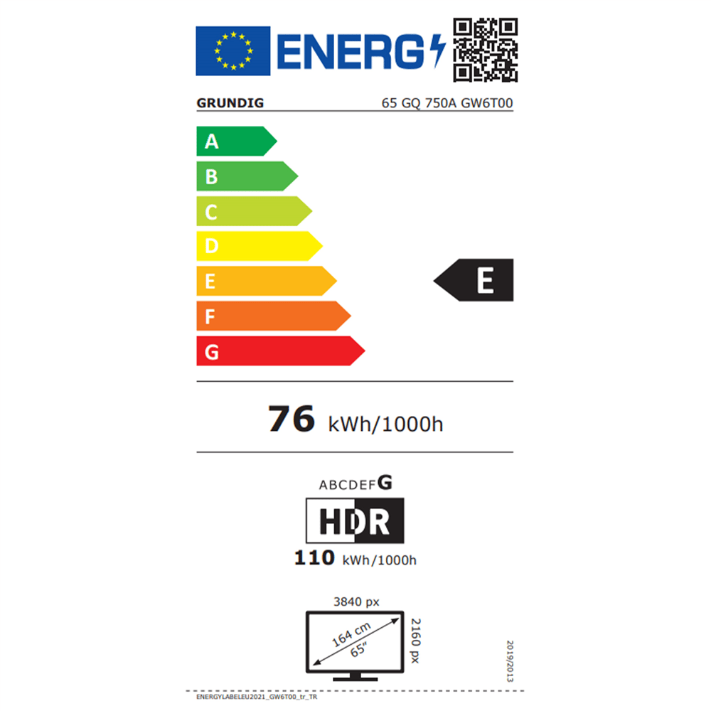 Grundig 65GQ750A 164 Cm 4K UHD Google Smart Qled Tv Uydulu