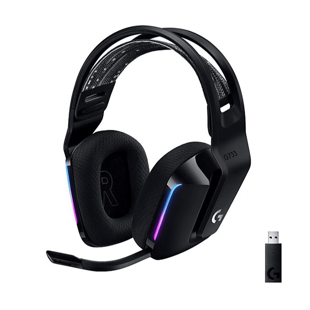 Logitech G G733 Kablosuz 7.1 Surround Ses Oyuncu Kulaklığı - Siyah